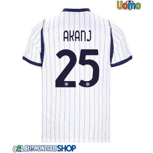 Maglie da calcio Inter Milan Manuel Akanji #25 Seconda Maglia 2026-27 Manica Corta